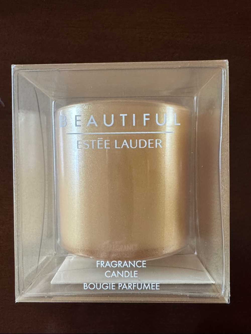 Estee Lauder Beautiful Fragrance Candle - Gold Tone